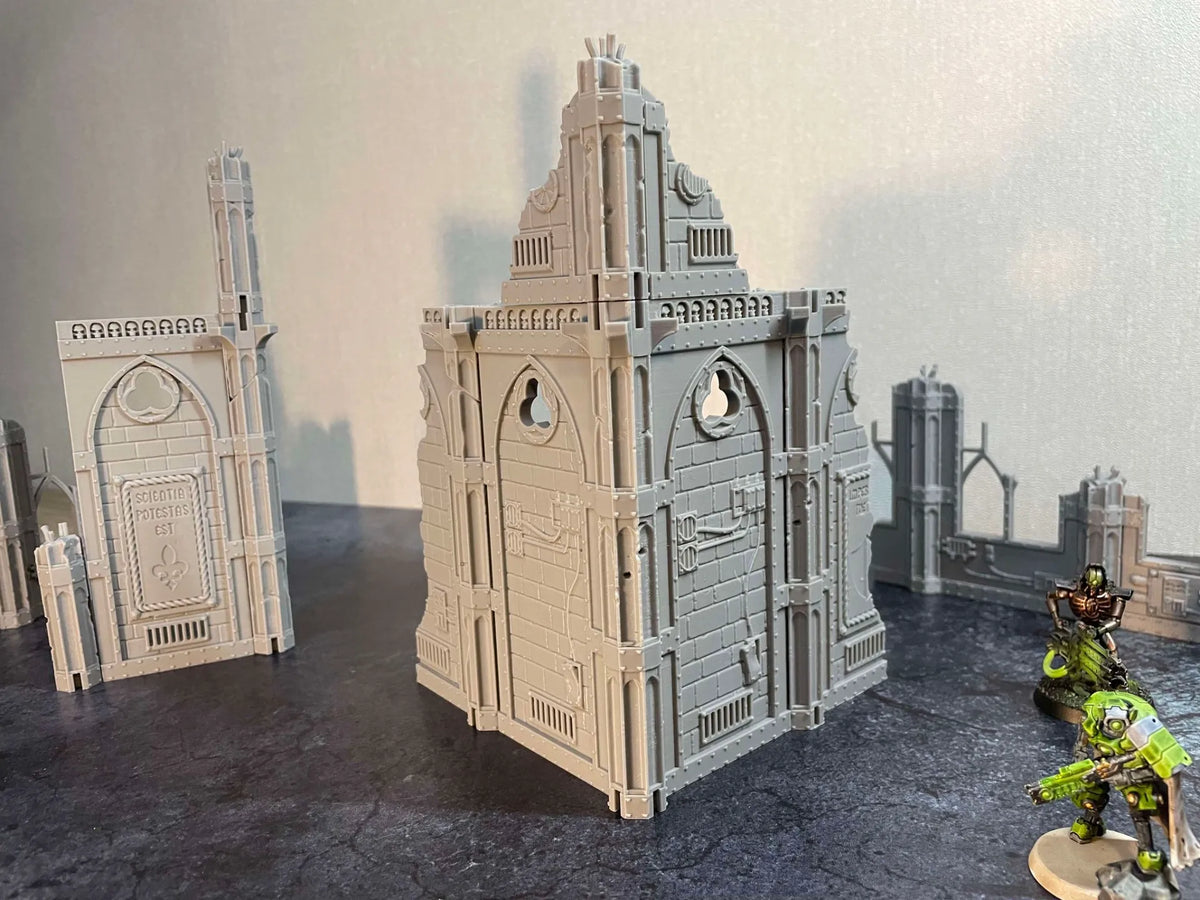 Terrain de jeu de guerre Bâtiments modulaires Templaris Partie 2 - Maquette Print