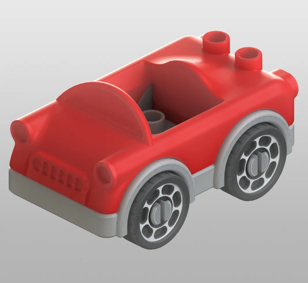 Voiture jouet - Kit de construction en briques Duplo - Bébé Print