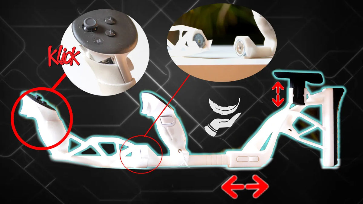 Le meilleur crosse de VR que vous ne pouvez PAS acheter... Mais Imprimer (Quest3) - Tech Print
