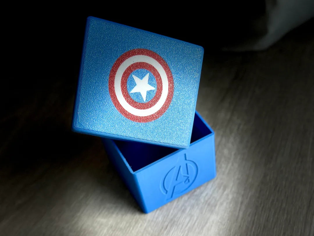 Boîte de deck MtG EDH Captain America Marvel 125+ cartes - Geek Print