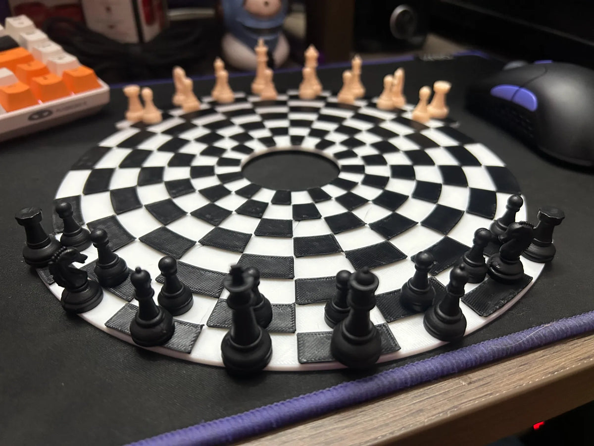Échecs circulaires - Jeux Print