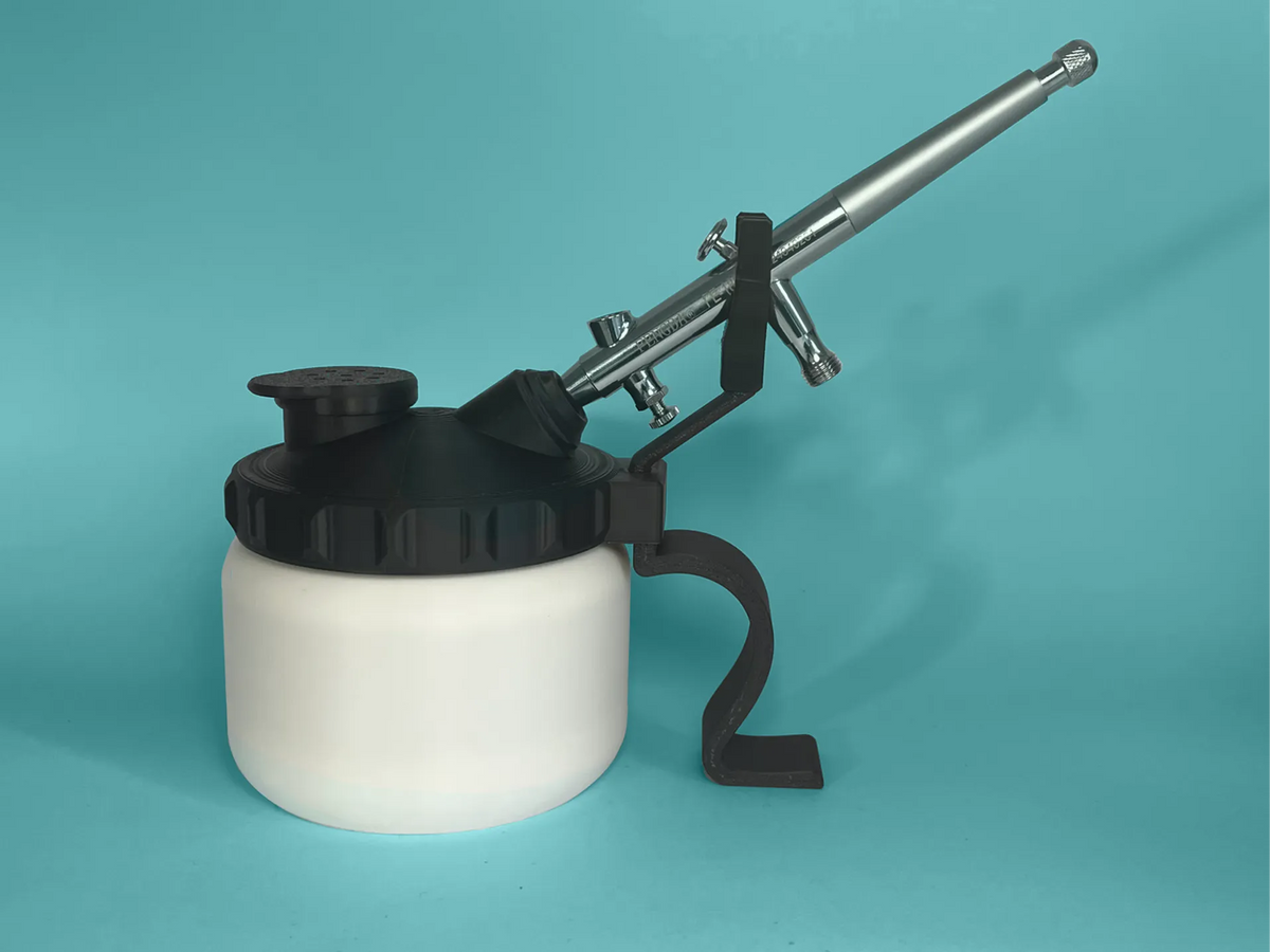Pot de nettoyage d'aérographe + support - Outdoor Print