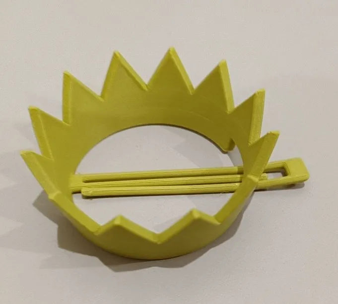 Crown Hair Clip - Cosplay Print