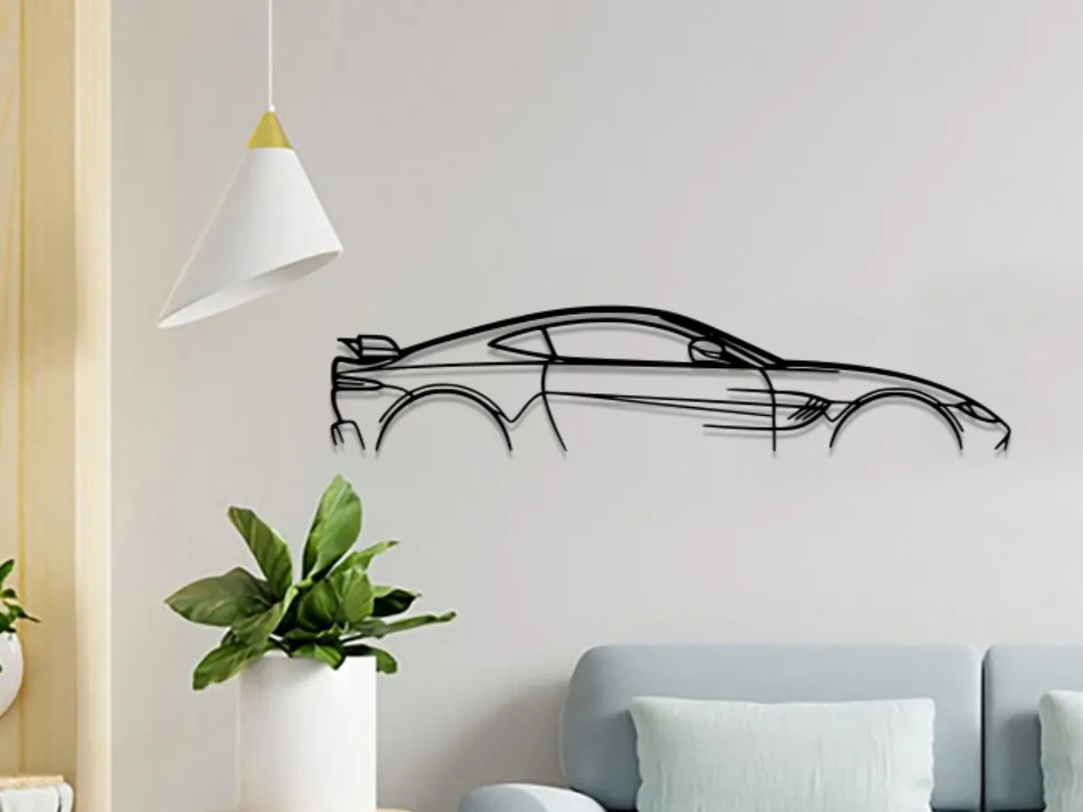 Art mural de la voiture de sécurité F1 (Aston Martin Vantage) - Auto Print