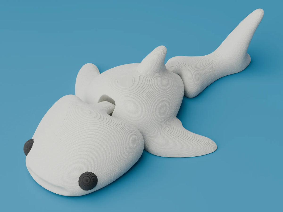 Requin baleine articulé stylisé - Figurine Print