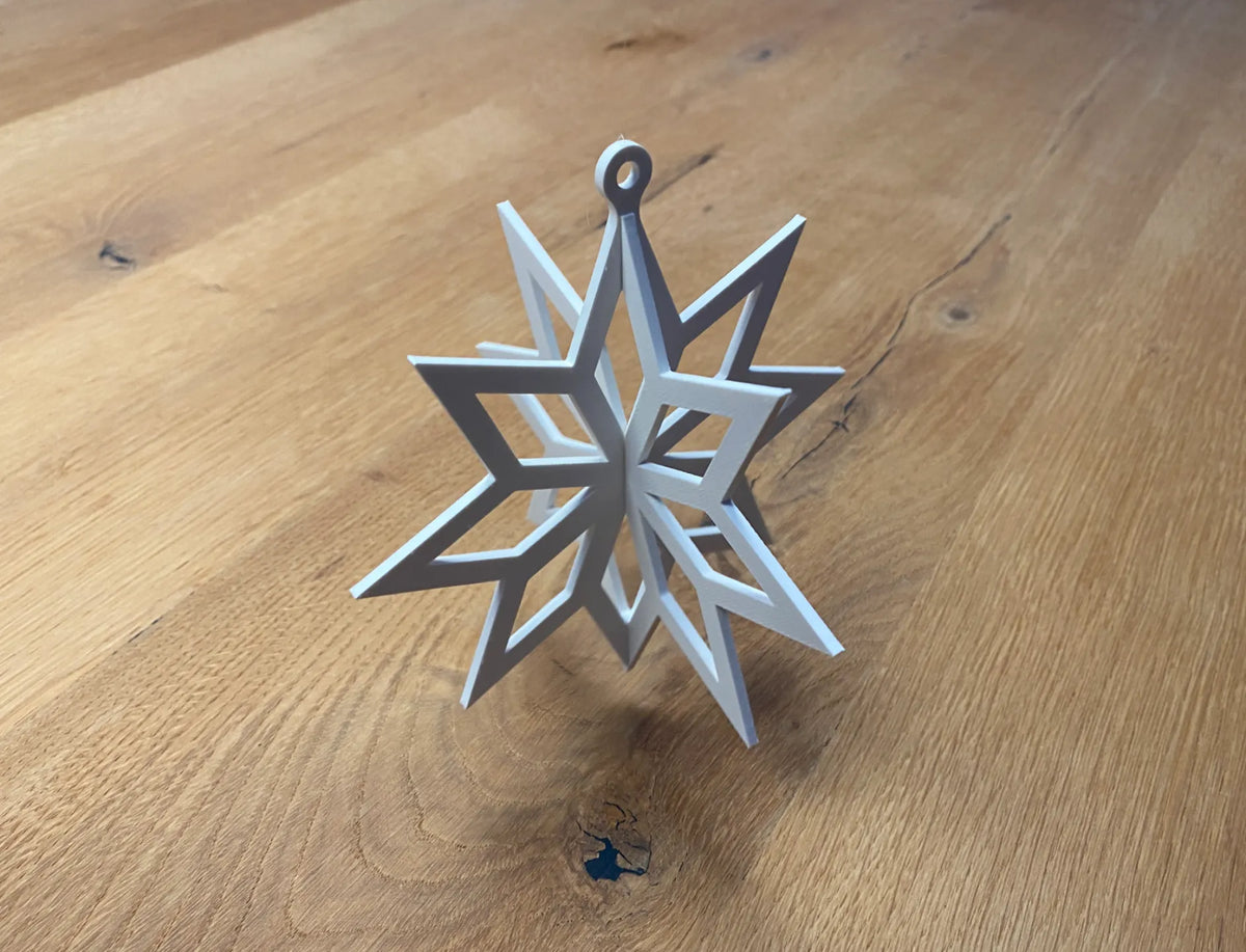 Ornement d'étoile de sapin de Noël - Fêtes Print