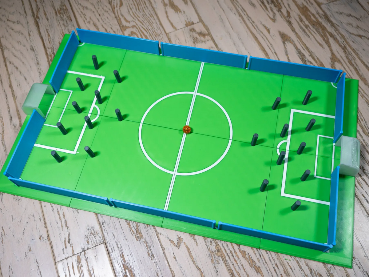 Football de doigts - Jeu de société de football - Outdoor Print