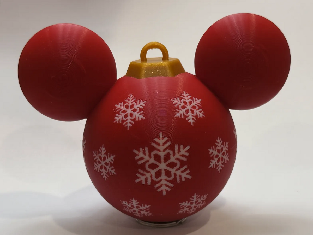 Flocon de neige de Mickey Mouse - Décoration de Noël - Fêtes Print