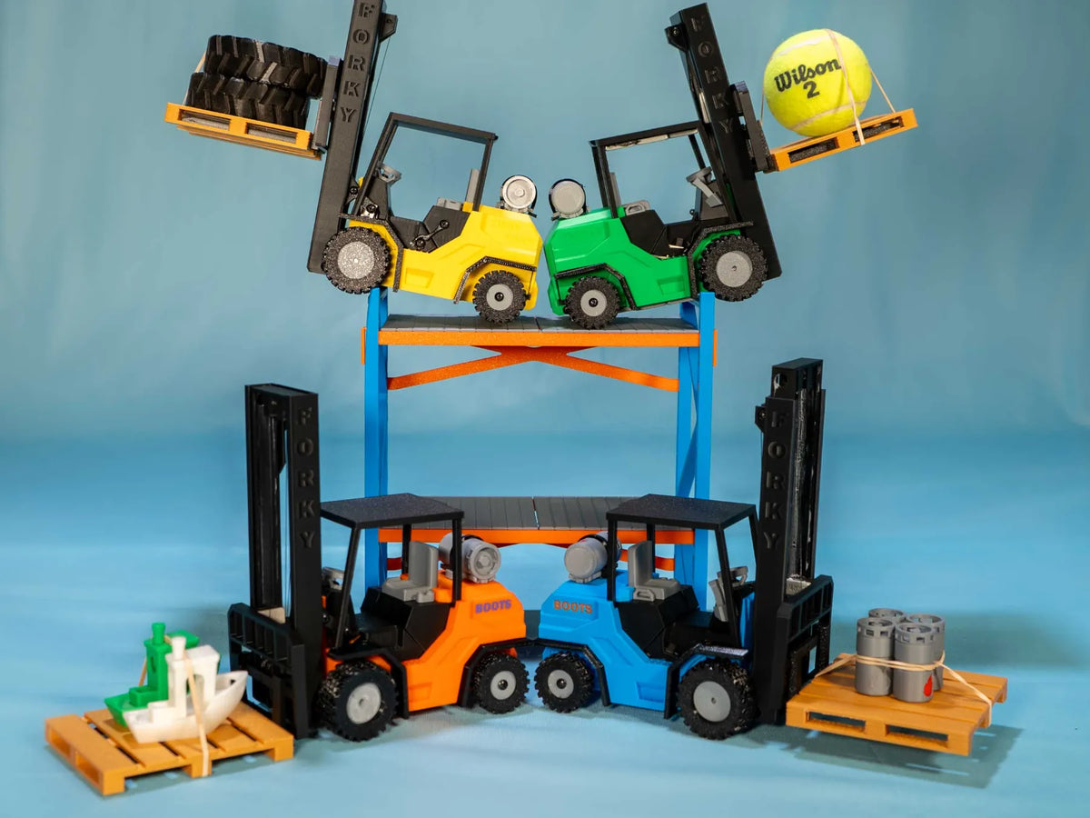 Chariot élévateur RC imprimé en 3D - DIY - Tech Print