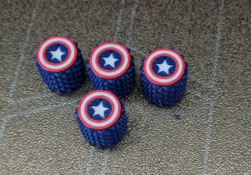 Embout de valve Captain America Marvel - Geek Print