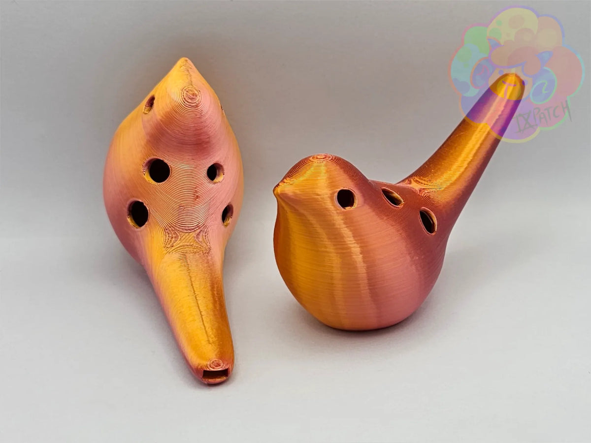 Ocarina en forme d'oiseau - Jardin Print