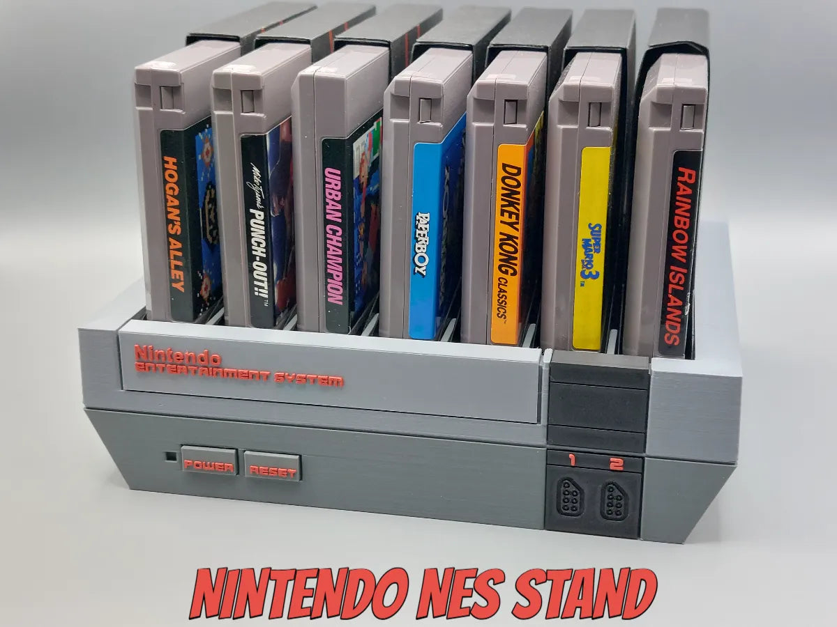 Support de présentation de cartouche de jeu Nintendo NES - Jeux Print