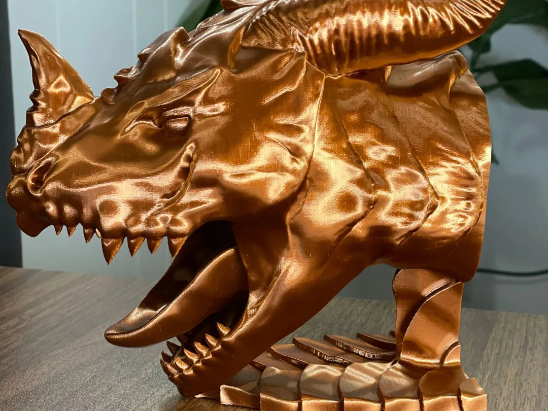 Tour de dés tête de dragon (impression sans support) - Geek Print