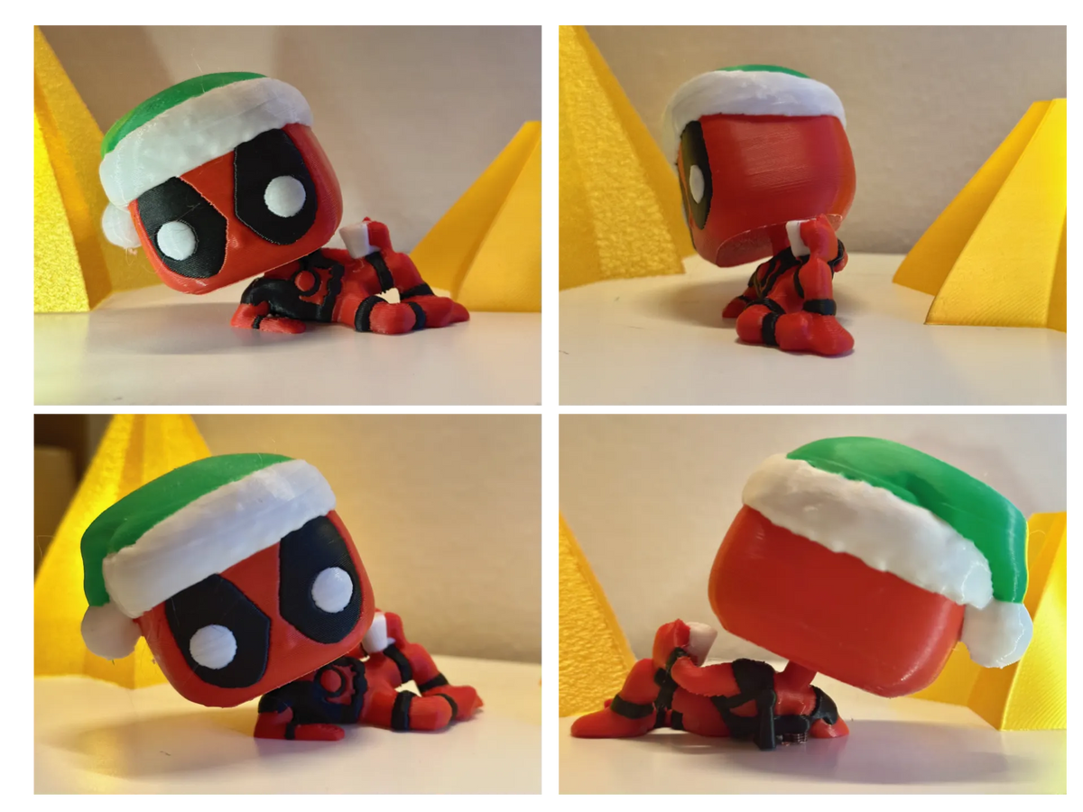 Deadpool de Noël de Marvel - Weihnachts Deadpool - Geek Print