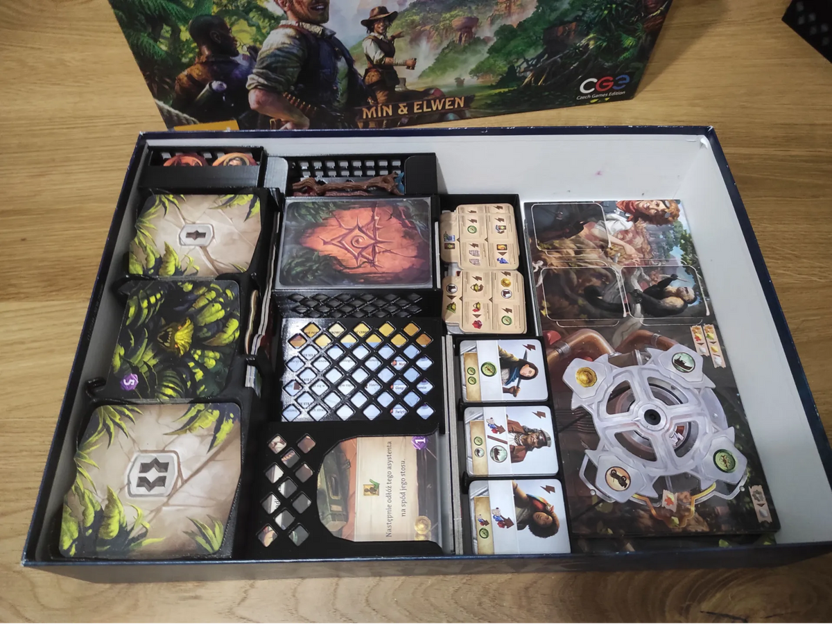 Les Ruines Perdues d'Arnak Jeu de Société + 2 Insert d'extension - Jeux Print