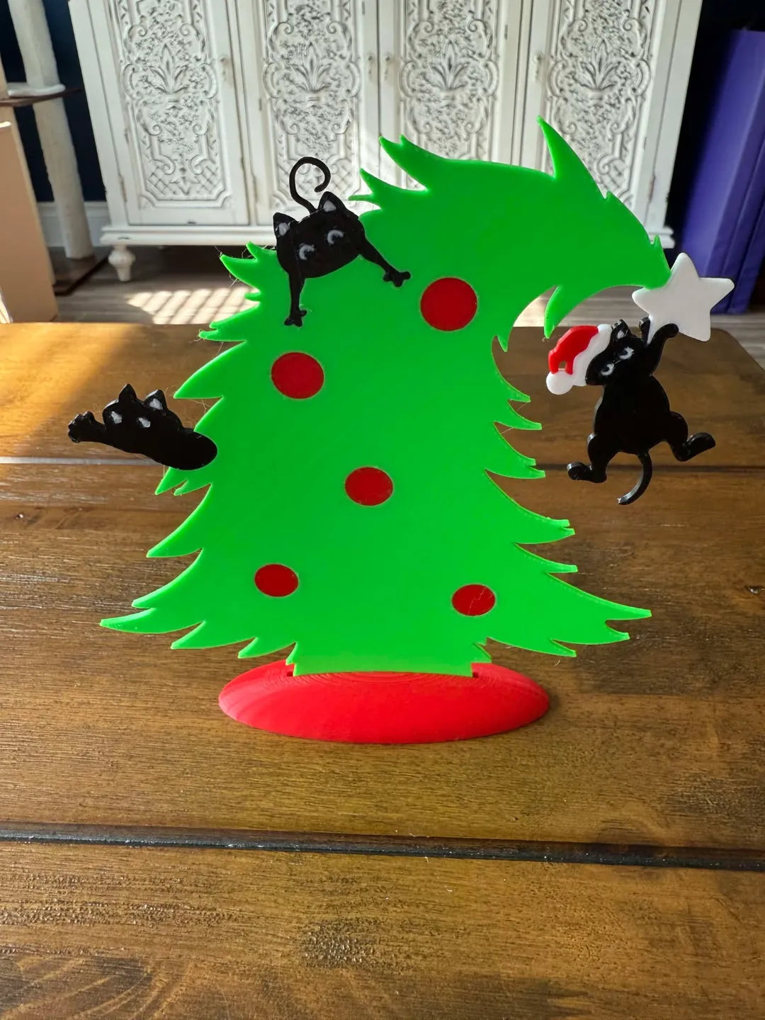 Chats espiègles dans l'arbre de Noël - Décoration - Pet Print