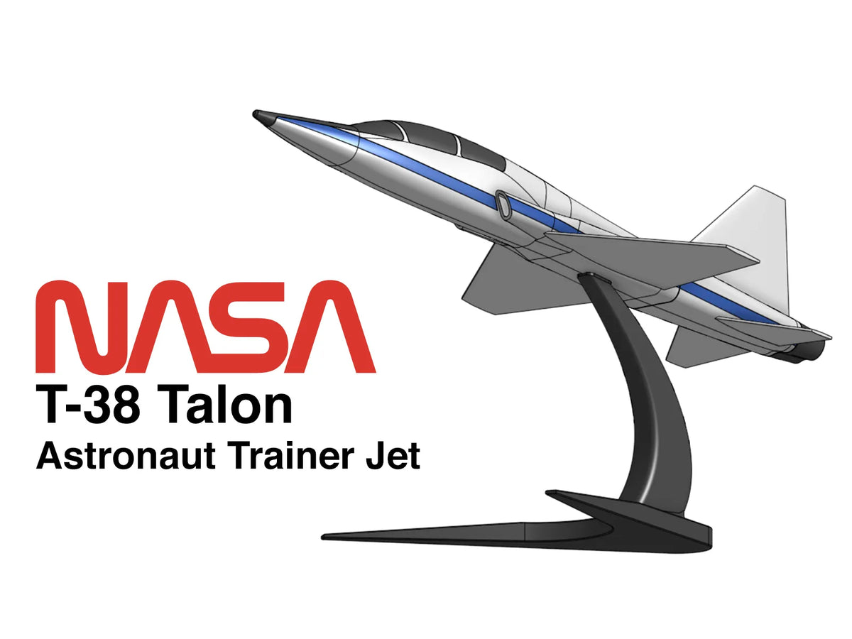 Modèle de bureau du T-38, l'avion d'entraînement des astronautes de la NASA - Maquette Print