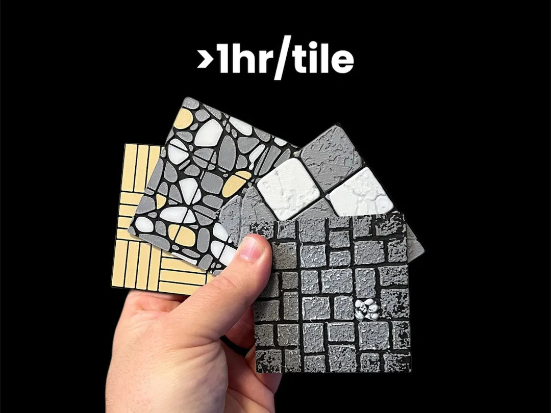Donjon Facile - Tuiles de Terrain DND - Jeux Print