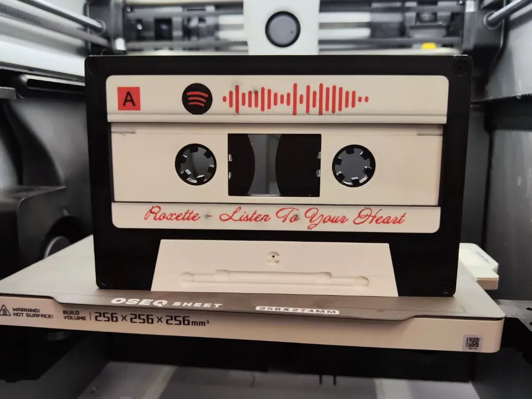 Cassette géante des années 80 - Music Print
