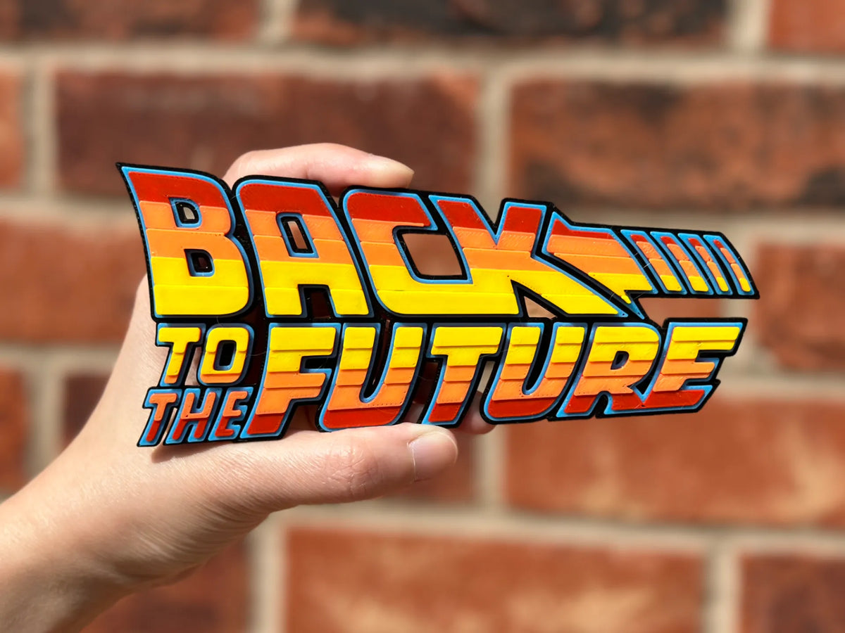 Retour vers le futur Logo - Geek Print