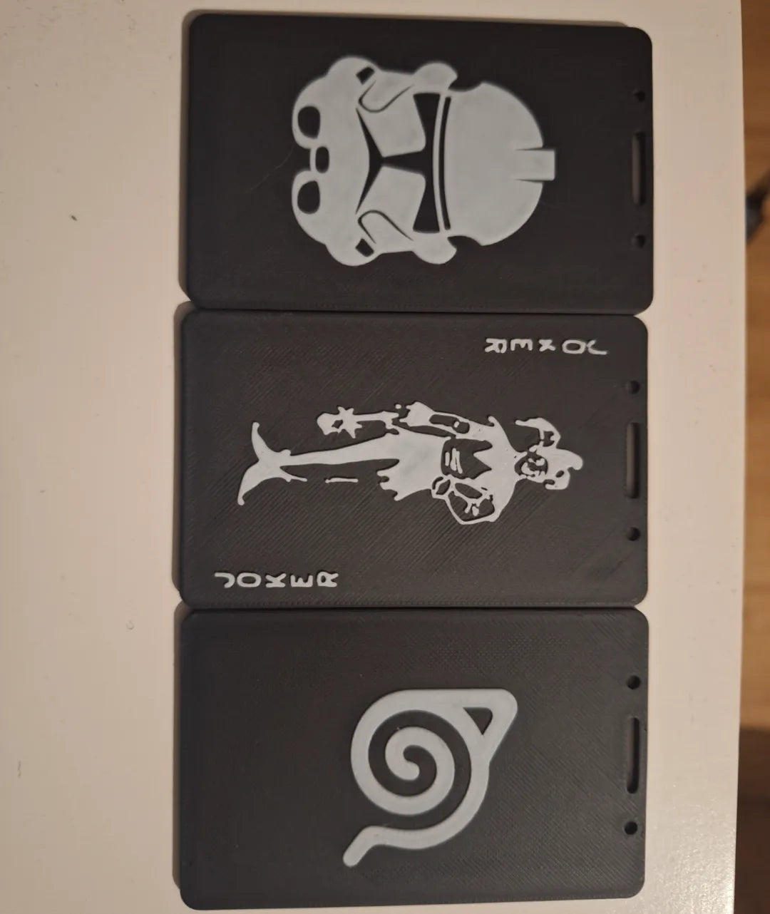 Porte-carte d'identité Stormtrooper, Joker et Naruto - NFC Print