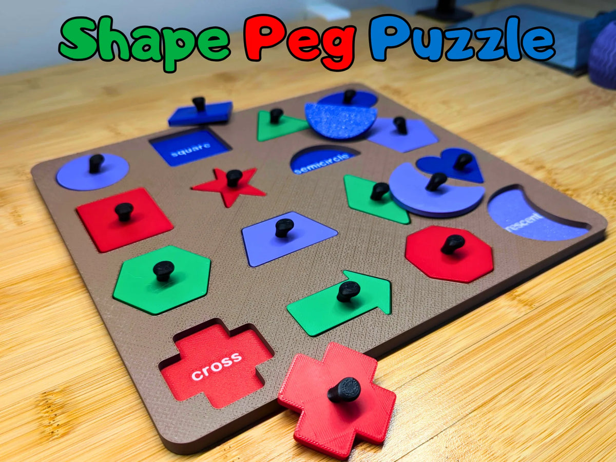 Jeu d'encastrement de formes interactif pour enfants - Bébé Print