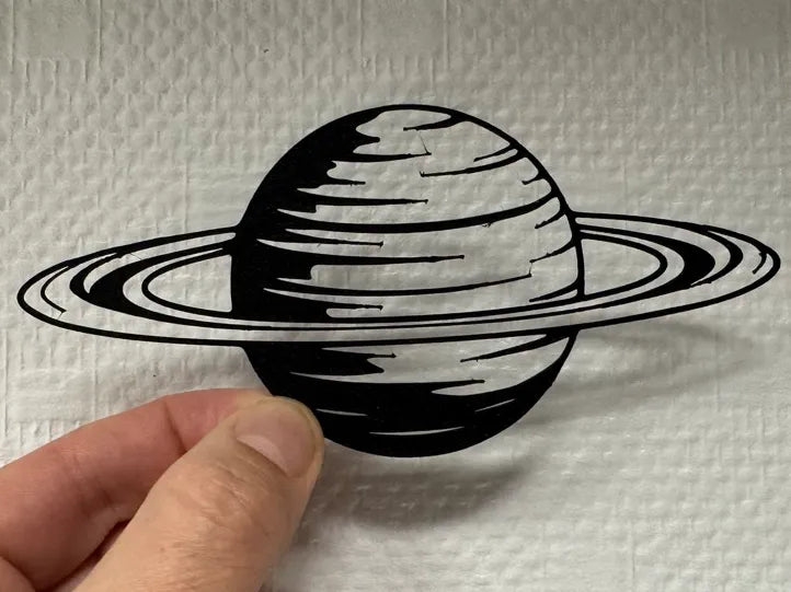 Décor mural Saturne - Maquette Print