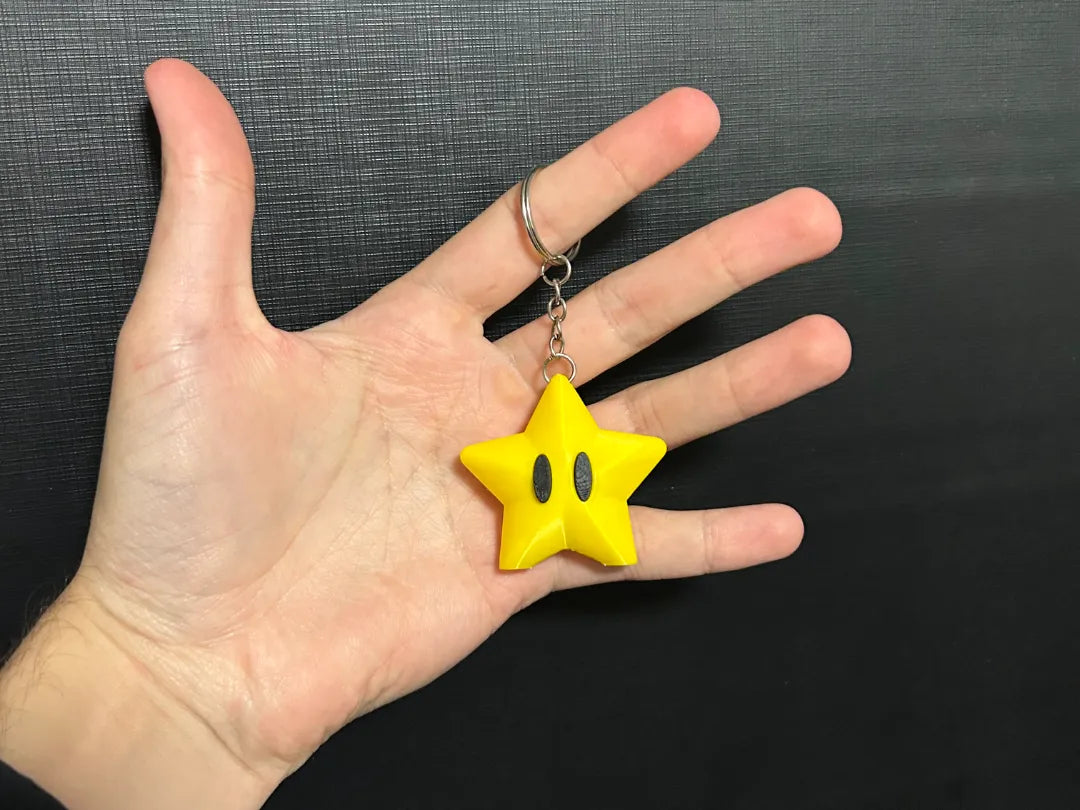 Super Mario Bros - Porte-clés Super Star - Geek Print