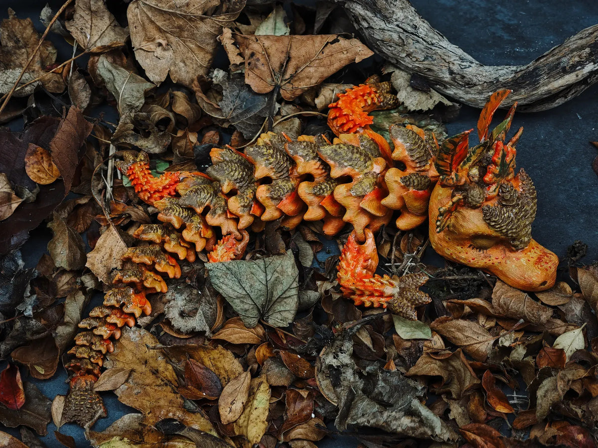Dragon Articulé d'Automne - Figurine Print