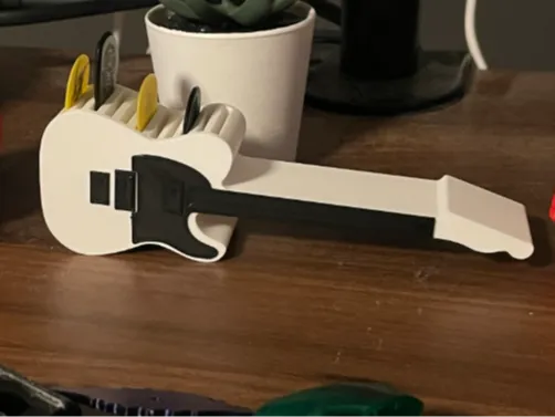 Support pour médiator de guitare – modèle 3 - Music Print