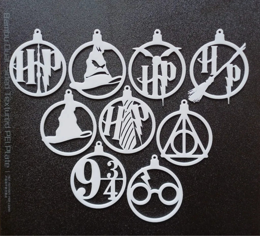 Ornements de Noël Harry Potter - Fêtes Print