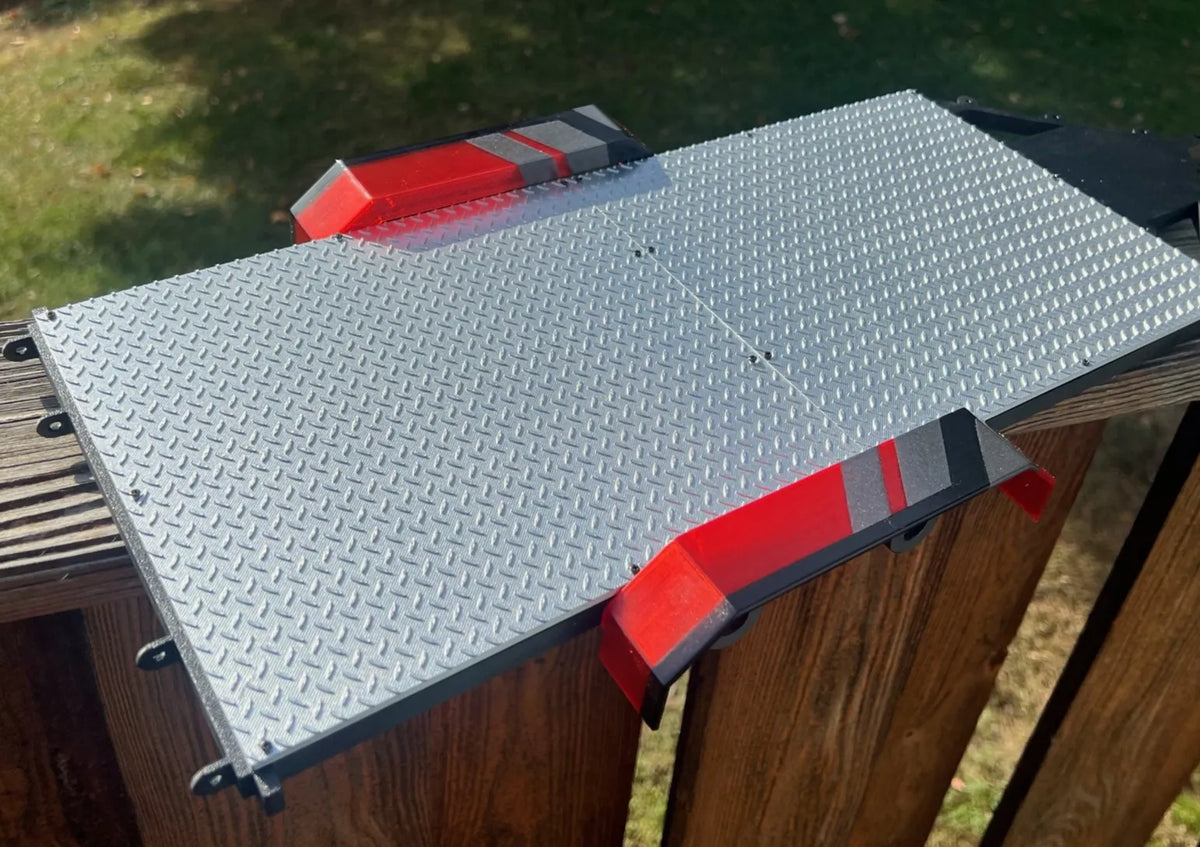 Remorque de voiture RC à l'échelle 1/10 pouvant accueillir une Tamiya TT02 - Auto Print