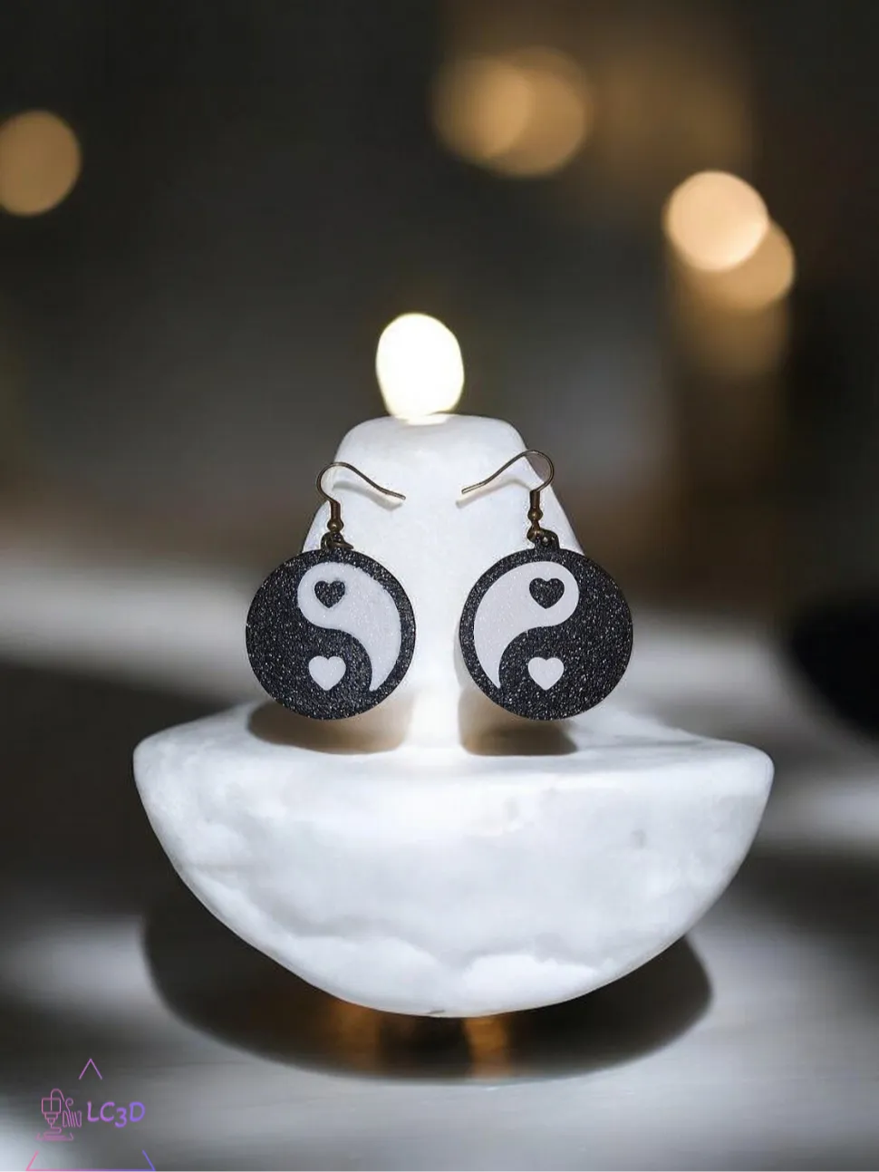 Boucles d'oreilles Yin et Yang - Art Print
