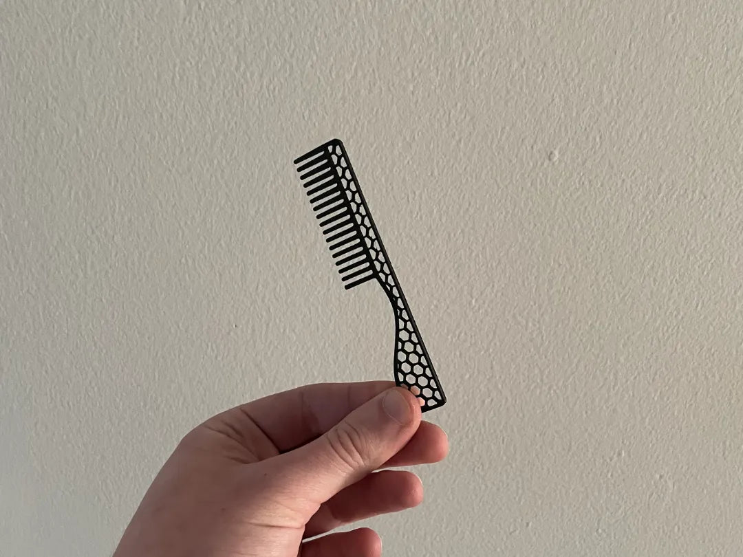 Peigne à barbe et moustache – Élégant, robuste et compact - Beauté Print