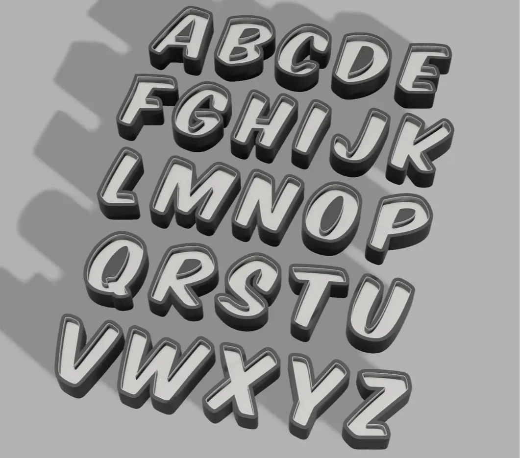 Lettres LED à l'intérieur - Art Print