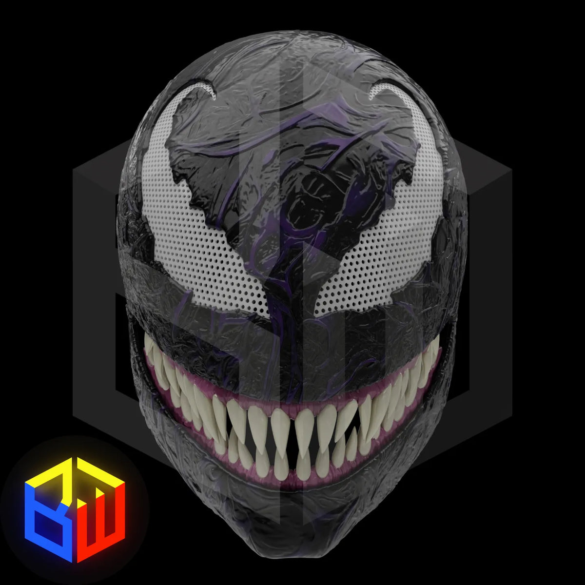 Casque Venom à mâchoire mobile - Cosplay Print