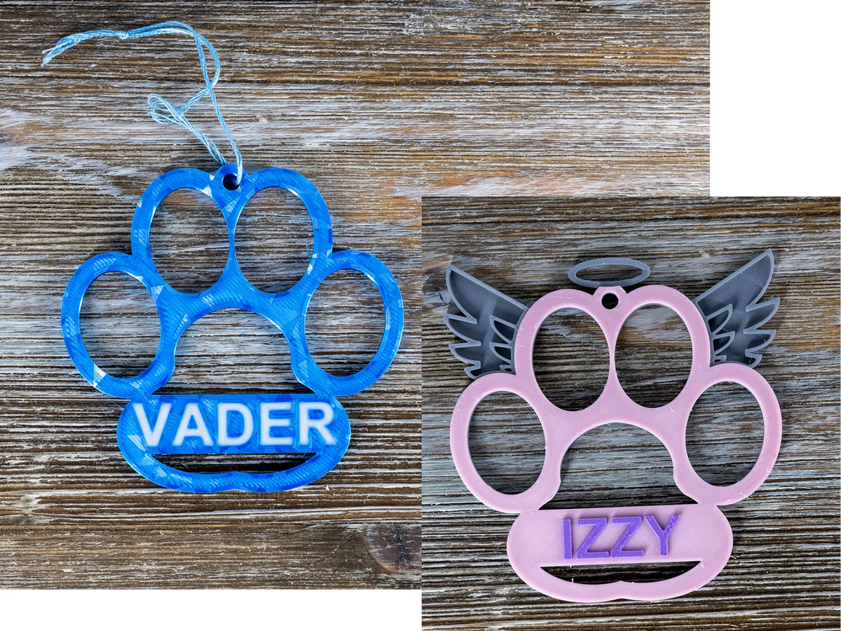 Ornement de patte d'animal personnalisable - Pet Print