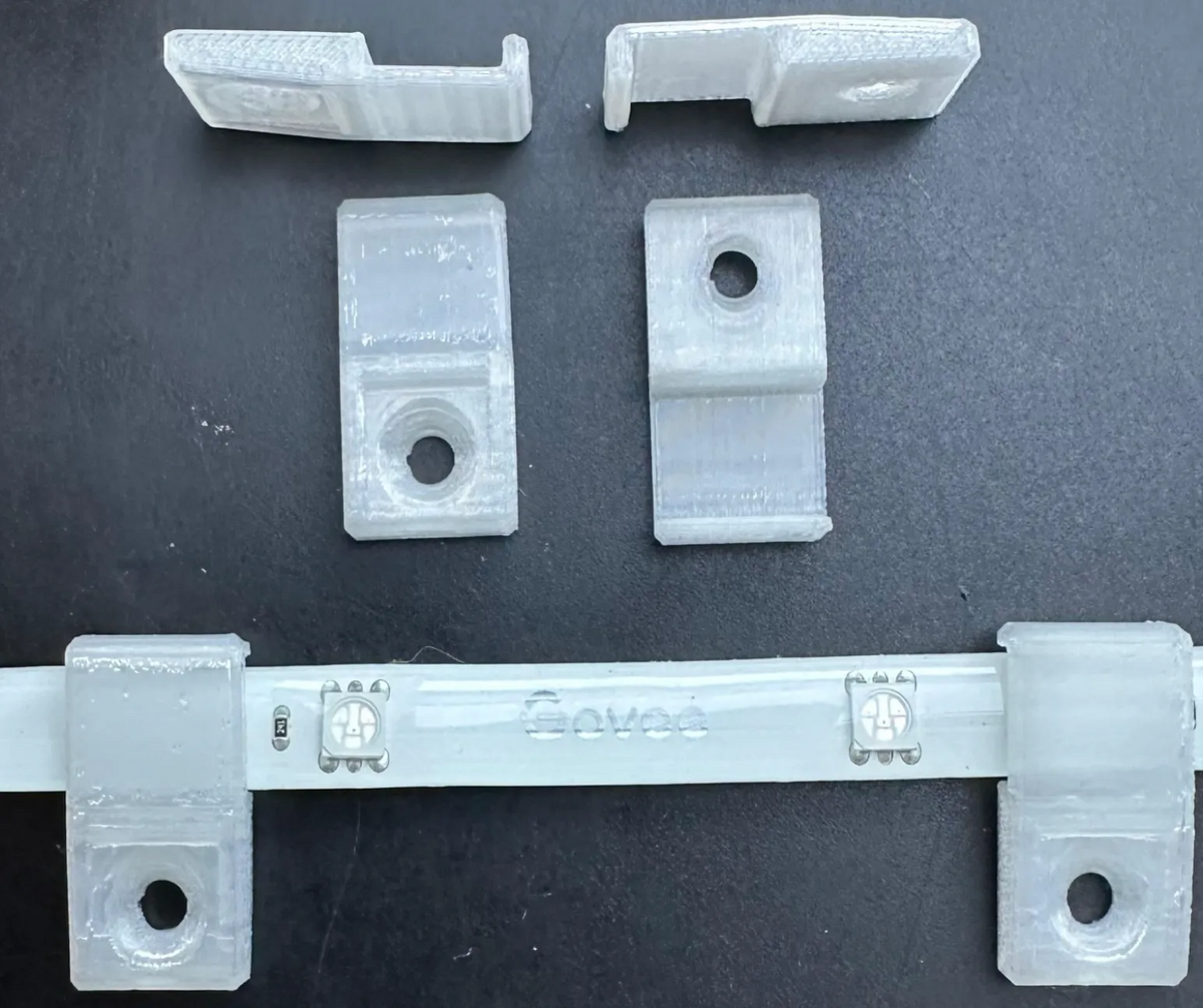 Support de fixation pour bande LED Govee à visser - Lumière Print