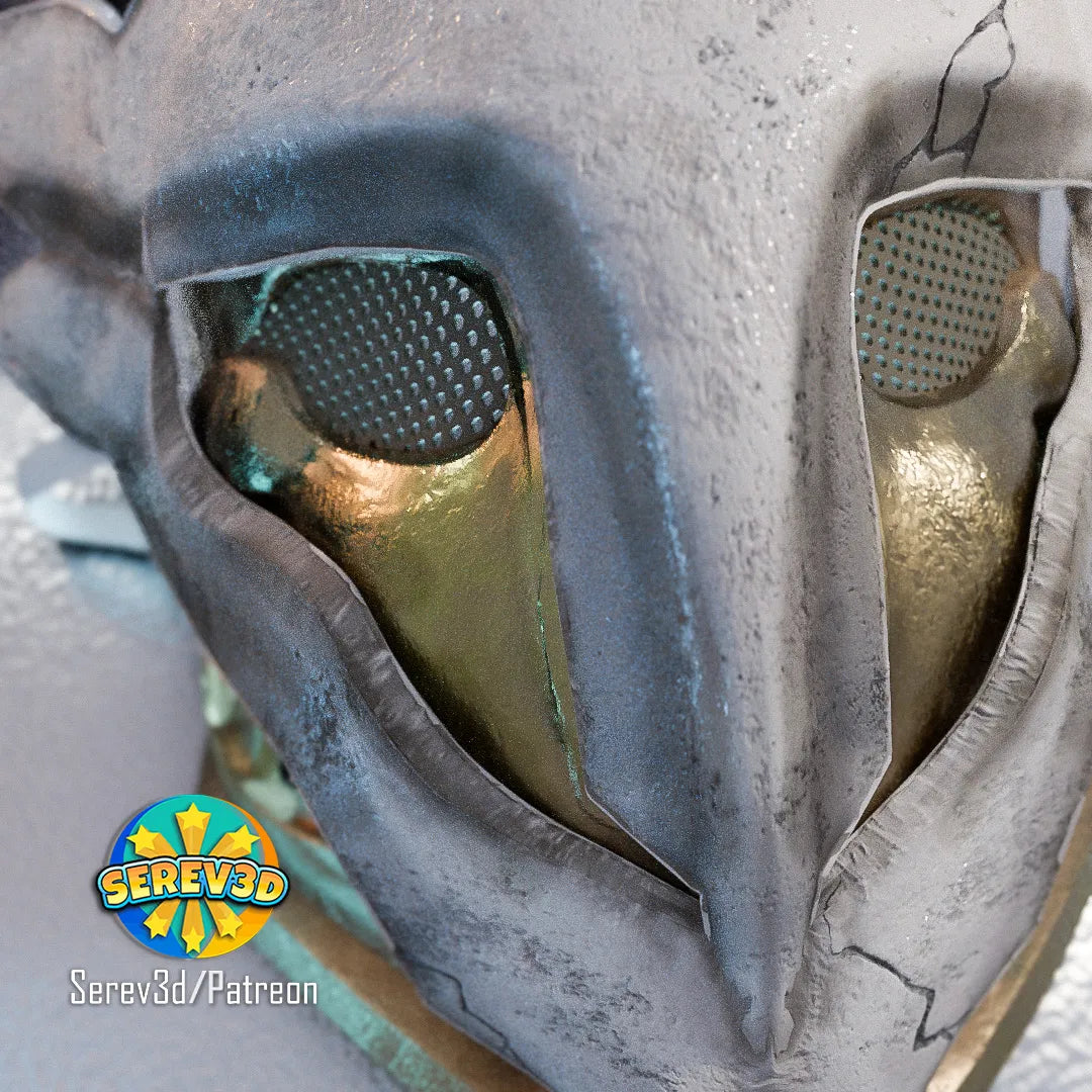 Masque d'Ekko d'Arcane - accessoire cosplay portable - Serev3D - Cosplay Print