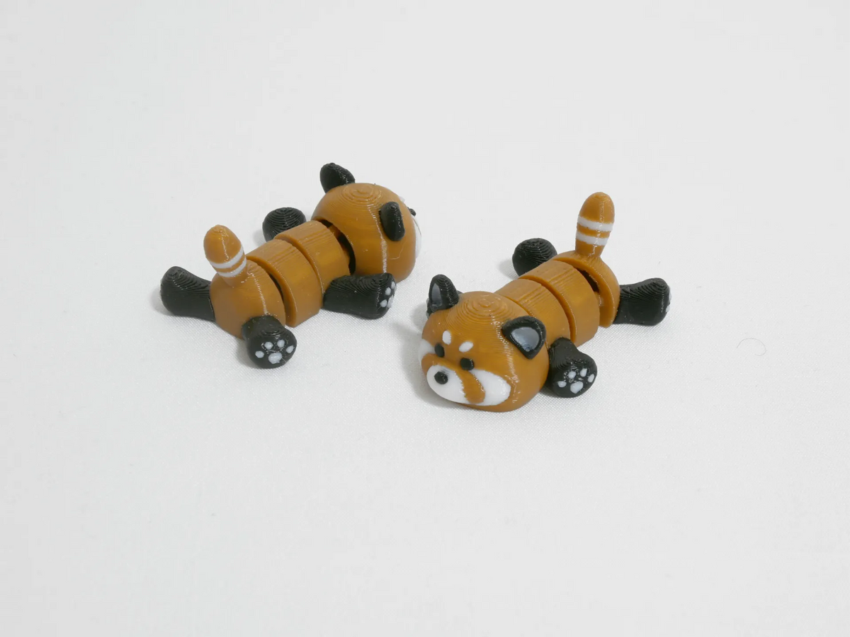 Animaux de poche articulés - Panda roux (Ailurus fulgens) - Geek Print