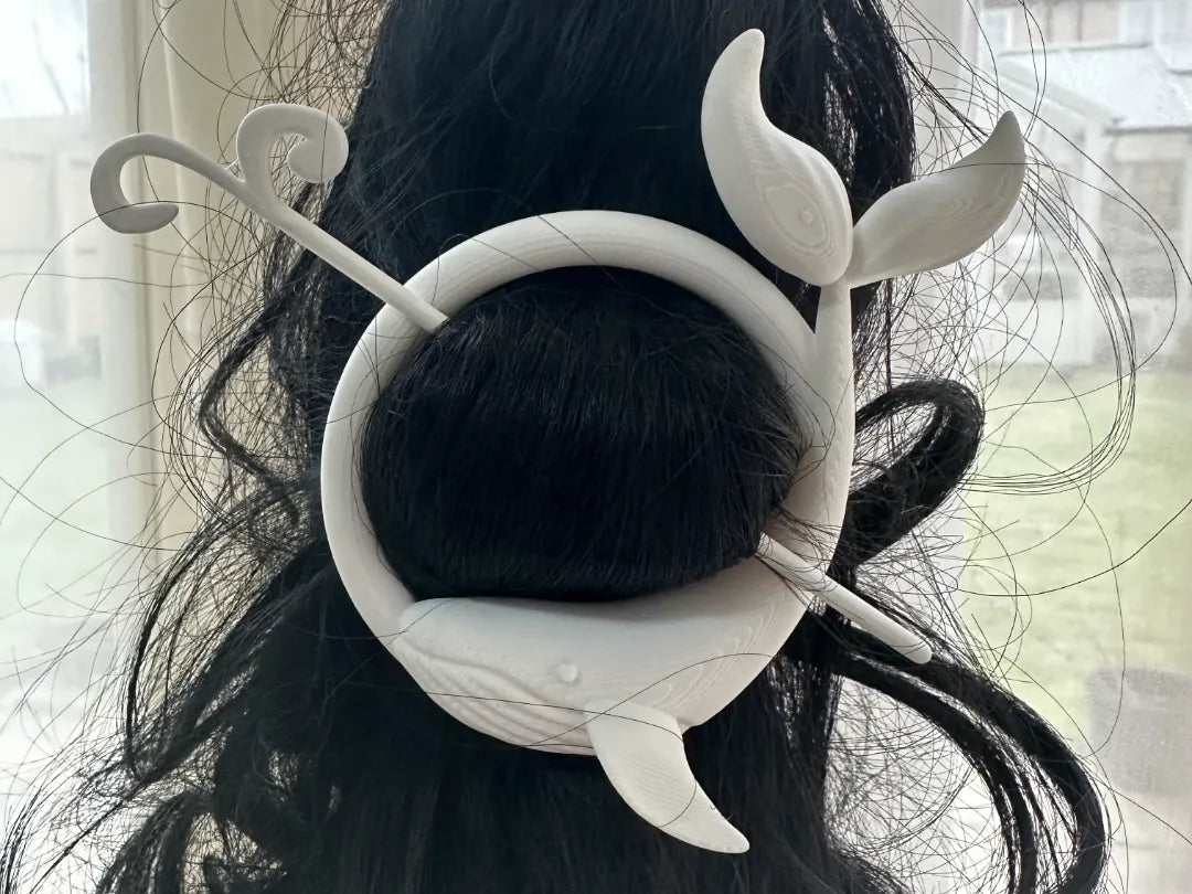 Épingle à cheveux baleine - Bijoux Print