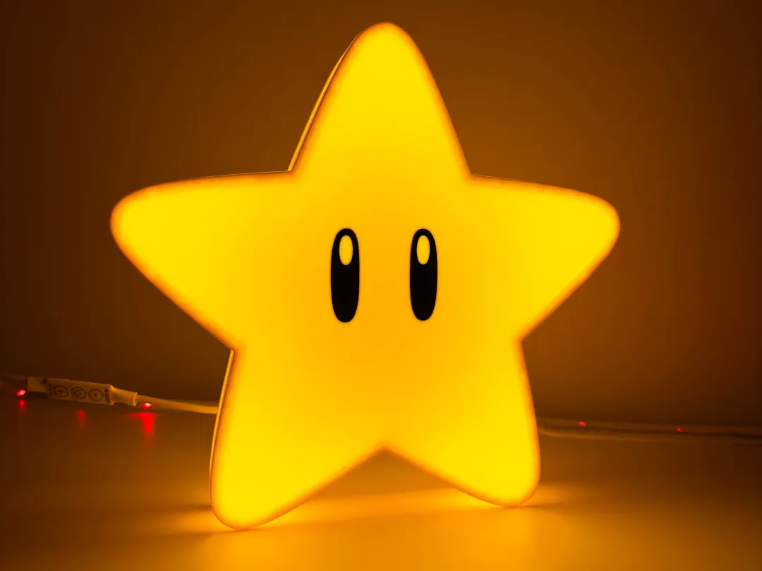 Boîte à lumière Super Mario Star - Lumière Print