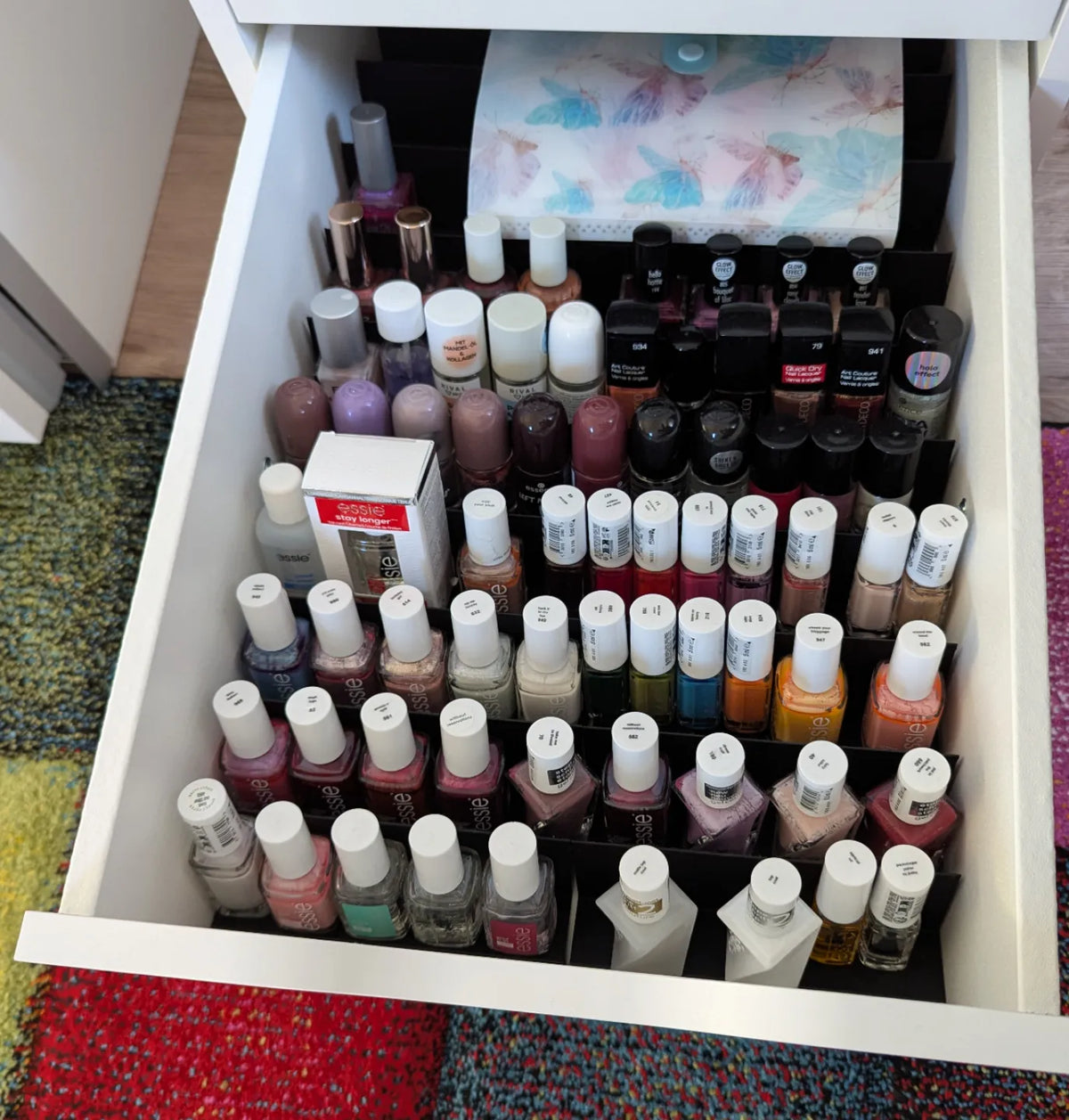 Porte-vernis à ongles pour Ikea Alex - Beauté Print