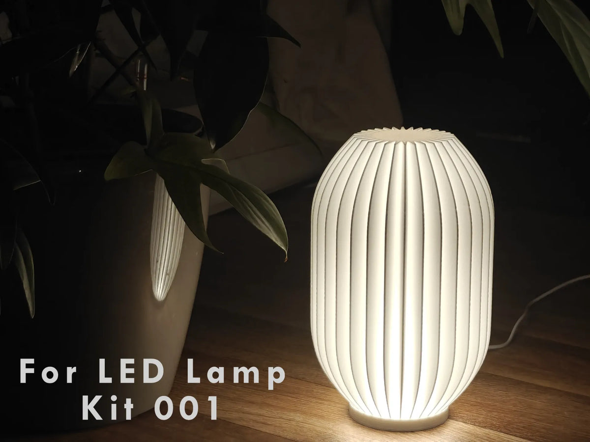 Abat-jour "Fin" pour Kit de lampe LED 001 - Lumière Print