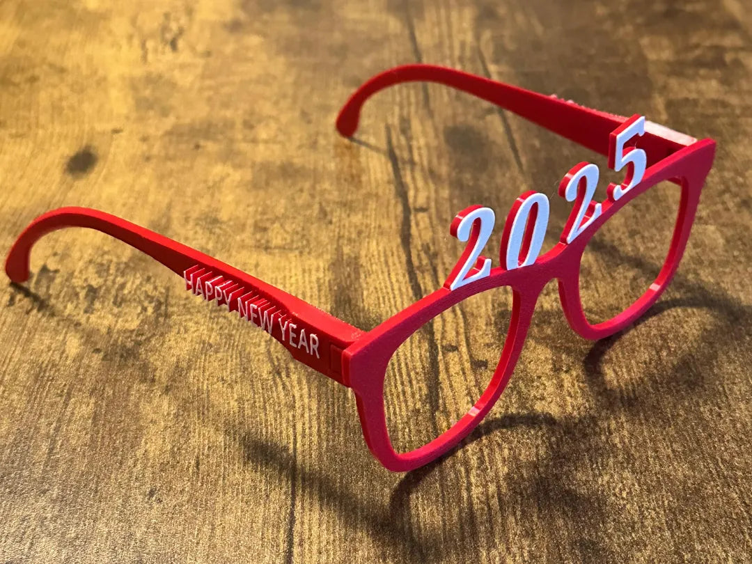 Lunettes de Nouvel An colorées - Fêtes Print