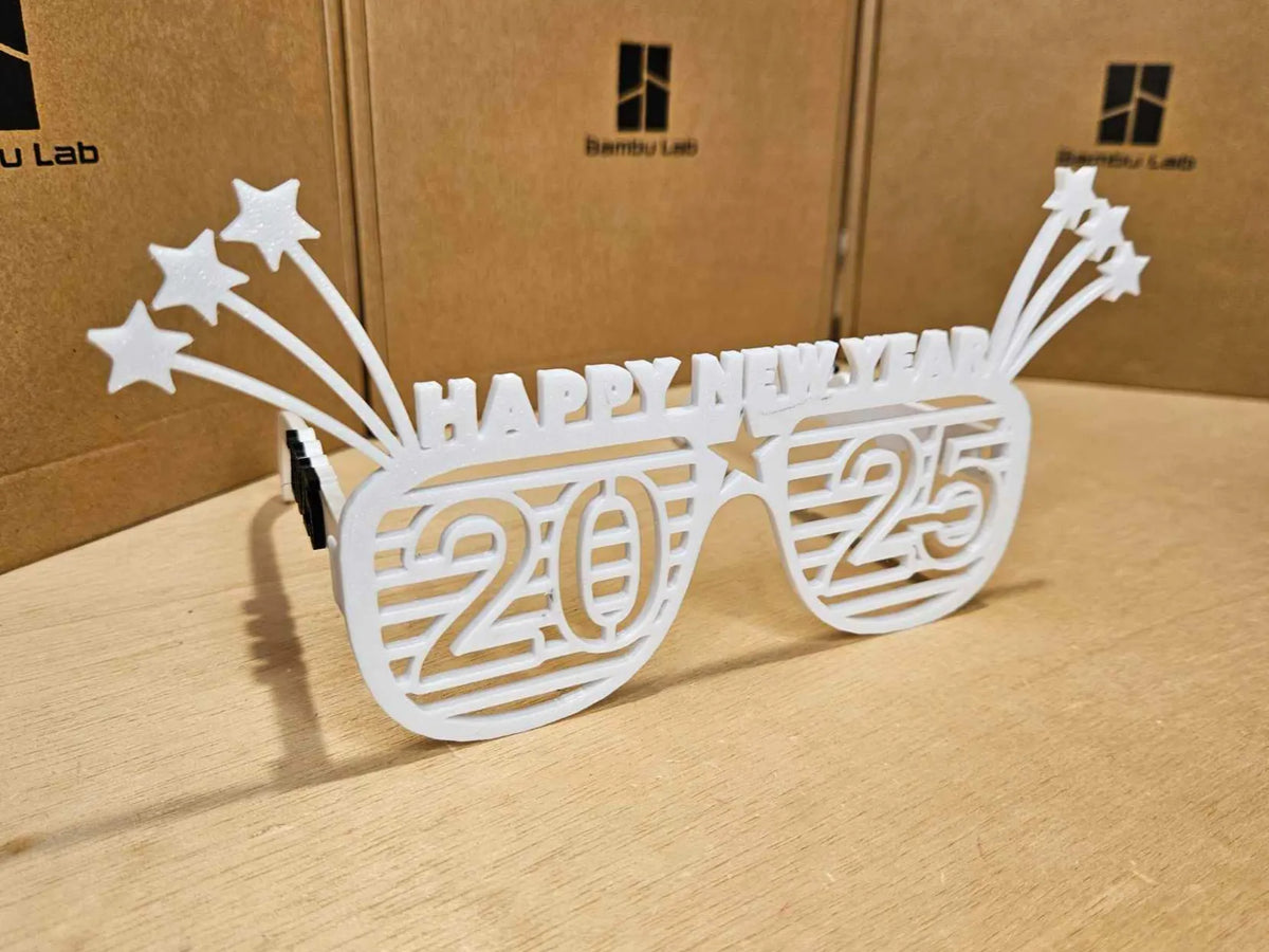 Lunettes de fête du Nouvel An 2025 - Fêtes Print