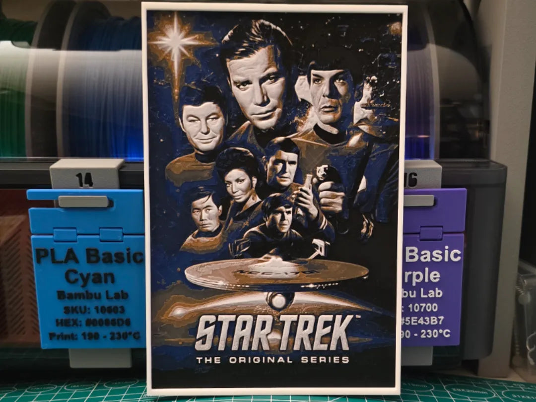 Affiche Star Trek - Art Hueforge - Geek Print