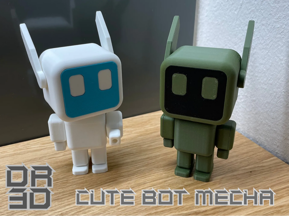 Mignon robot mécha - Figurine Print