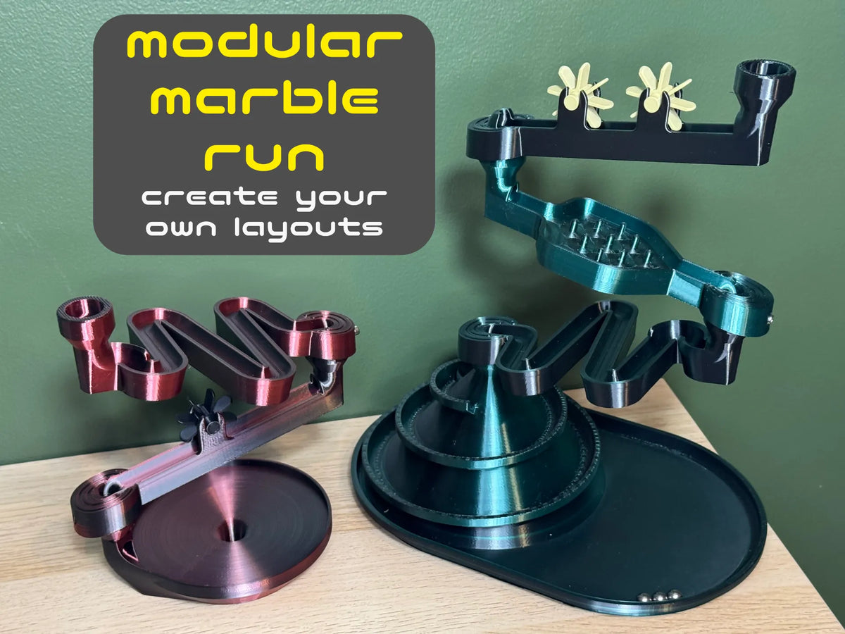 Parcours de billes modulaire - Empilable et personnalisable - Jeux Print