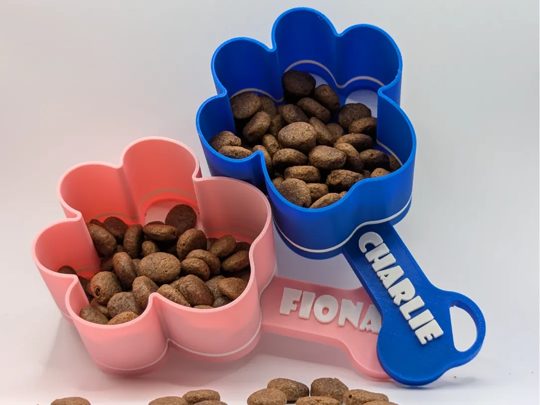 Louche à nourriture pour chien patte 1 tasse - Pet Print